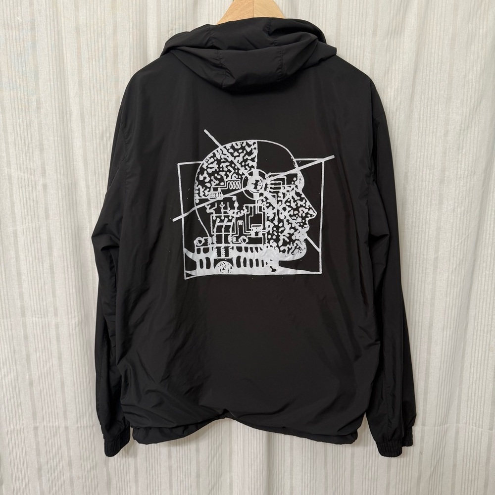 FULL OF HELL metal band 3/4 zip windbreaker raincoat - Picture 2 of 9